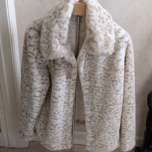 Z Supply Cream and Tan Teddy Jacket